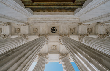 United States Supreme Court building located in Washington, D.C., USA.