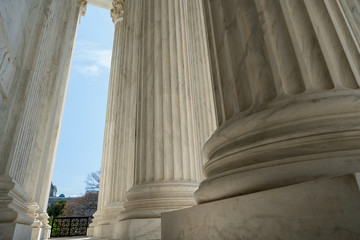 United States Supreme Court building located in Washington, D.C., USA.
