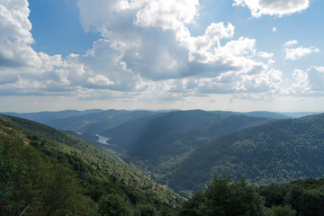 La route des Crètes en Alsace, France - 08 21 2018: Le grand ballon