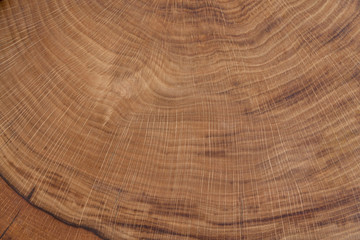 Tree cut. Wooden texture of the cut-off tree.Wooden background, Abstract background.The internal rings structure of the tree.