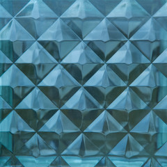 polygon pattern on the wall background and texture