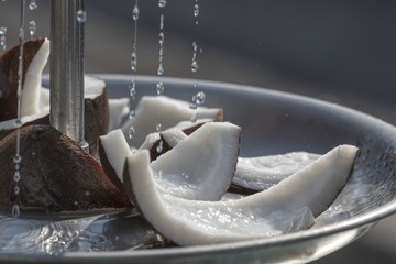 coconut for snack in summer