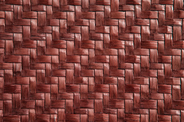 traditional thai style rattan pattern made from bamboo handcraft weave texture wicker surface for furniture material