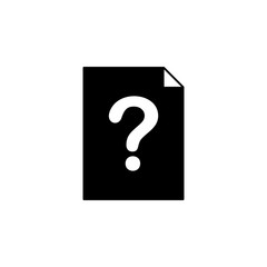 unknown document icon. Element of simple icon. Premium quality graphic design icon. Signs and symbols collection icon for websites, web design, mobile app