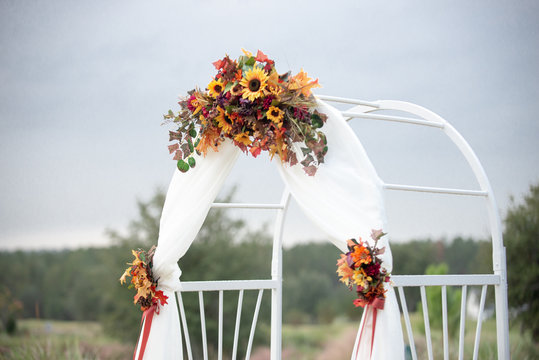 Sunflower Wedding Alter