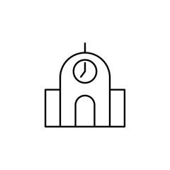 silo icon. Element of building and landmark outline icon for mobile concept and web apps. Thin line silo icon can be used for web and mobile