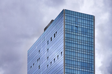 Fototapeta na wymiar Modern building with glass finish