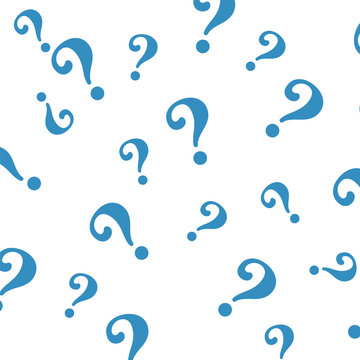 Question mark pattern. Question design vector background
