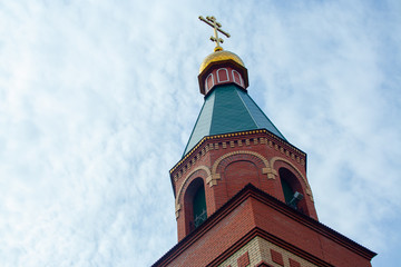 Fototapeta na wymiar Roof and dome of church