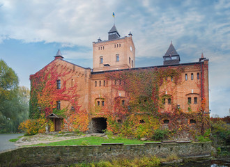 Fototapeta na wymiar Radomysl Castle in Autumn