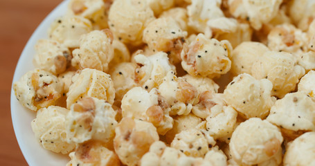 Stack of popcorn