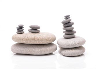  Pile of stacked stones. Zen rocks.