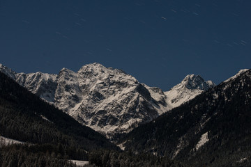 Alpen bei Nacht