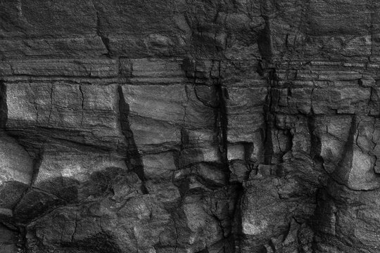 Background from natural texture of stone surface. Stone surface black and white texture.