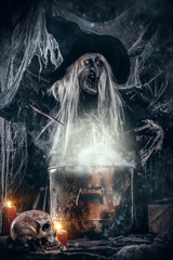 scary cooking wizard