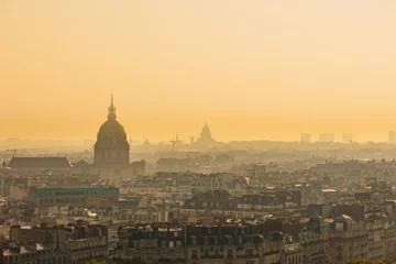 Deurstickers Paris in Morning Mist © Salih