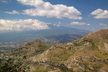 View on Etna from Castelmola