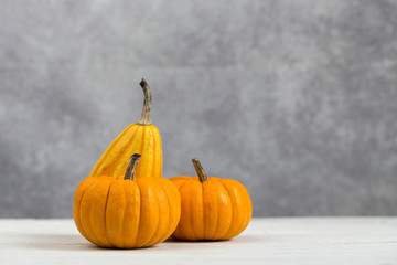 Halloween decoration background. pumpkins