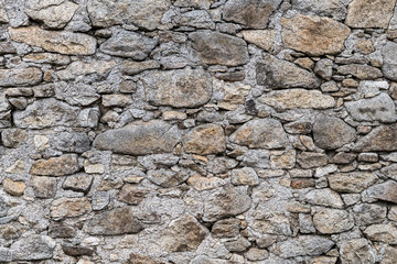 Stone masonry texture, Old retaining masonry of different size stone backgrounds