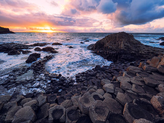 Summer Sunset Giant CausewayNorthern Ireland