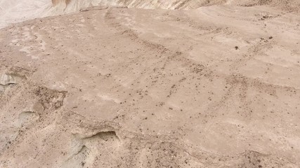 rocky outcrops in the desert