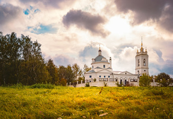 Church in Konstantinovo, Moscow region, Russia