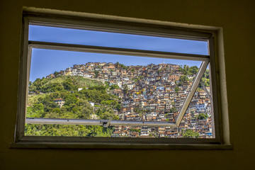 Details of the hill of pleasures in Rio de Janeiro - brazil