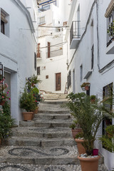 Fototapeta na wymiar Typical Andalusian Spanish white villages