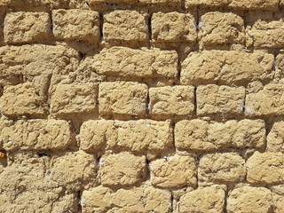 Adobe texture closeup