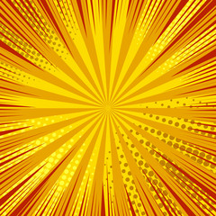 Obraz premium Abstract dynamic explosive orange background