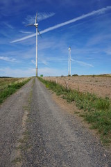 Fototapeta na wymiar Windenergie