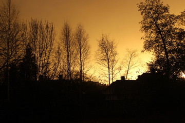 Naklejka premium Sunset Nottingham