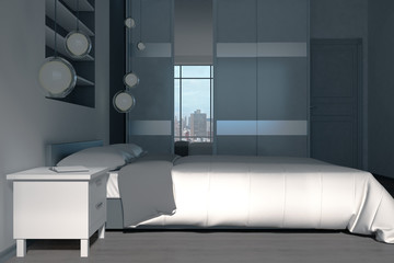 Luxury bedroom interior