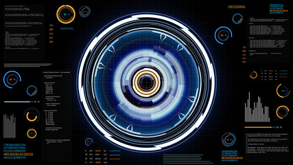 Future and media concept