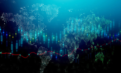 Global travel and computing background