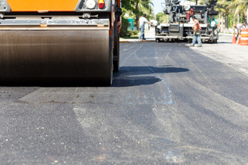 Road construction works