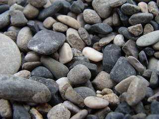 pebbles on the beach