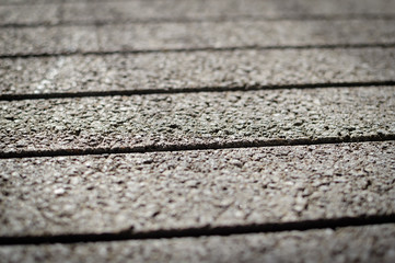 Pallet of concrete blocks tiles industrial design building materials textured background. Build work storage unit.