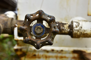Industrial Valve Close Up 