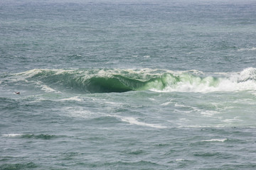 wave on vidigal beach, known as sheraton slab in rio de janeiro
