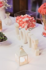 Wooden letters forming the word love