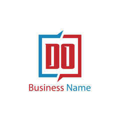 Initial Letter DO Logo Template Design