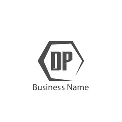Initial Letter DP Logo Template Design