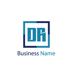 Initial Letter DR Logo Template Design