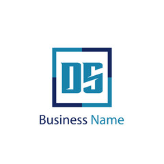Initial Letter DS Logo Template Design