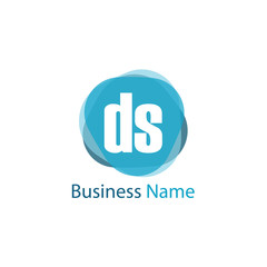 Initial Letter DS Logo Template Design