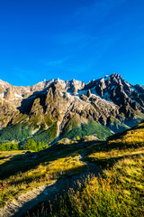 Obraz premium Tour Monte Bianco - TMB