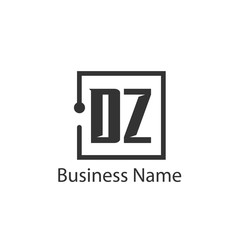 Obraz premium Initial Letter DZ Logo Template Design