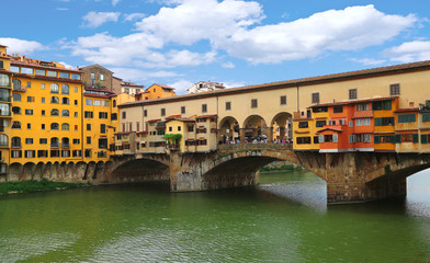 Obraz premium Ponte Vecchio bridge in Florence, Italy