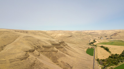 Aerial view of beautiful mountain landscape